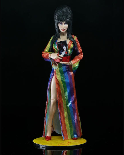 Neca Elvira Mistress Of The Dark Over The Rainbow Elvira Action Figure Height 20cm in Scale 1:10