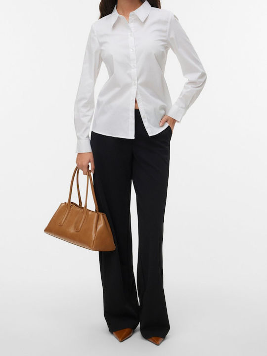 Women's Long Sleeve Shirt Bright White