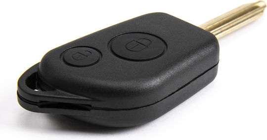 Car Key Shell with Blade without Buttons for Citroen / Peugeot