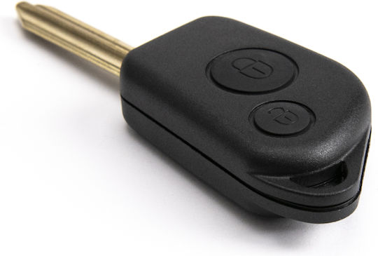 Car Key Shell with Blade without Buttons for Citroen / Peugeot