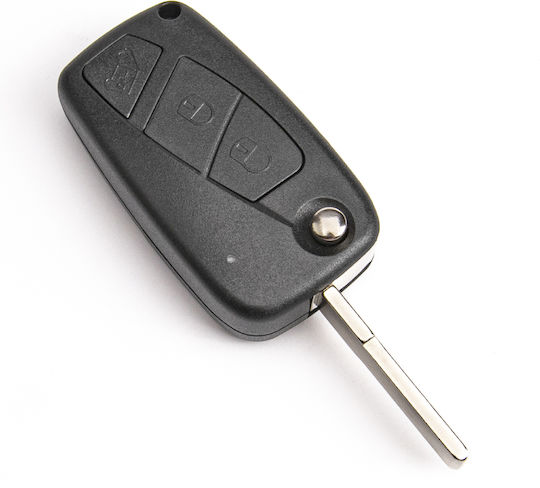 Foldable Car Key Shell with Blade without Buttons for Fiat