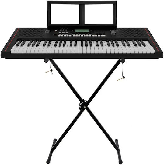 Roland Keyboard E-X10 with 61 Keys with Stand Black Stand