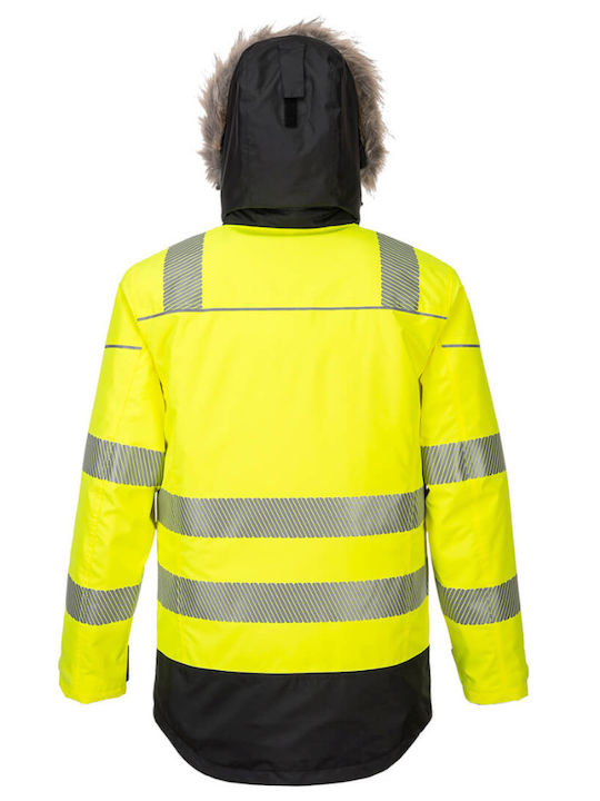Portwest Jachetă de Lucru cu Elemente Reflectorizante Impermeabilă pentru Iarnă Portwest Jachetă de Lucru cu Elemente Reflectorizante Impermeabilă pentru Iarnă