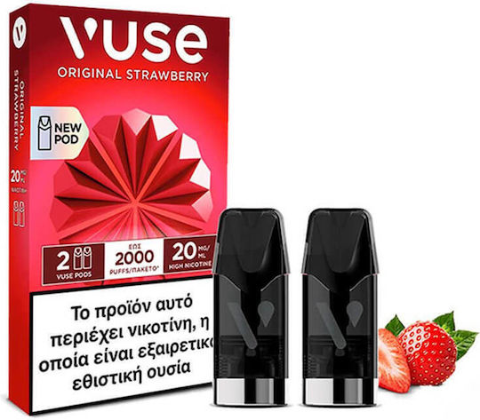 Vuse Ανταλλακτικό Pod Strawberry Ice 2ml 20mg