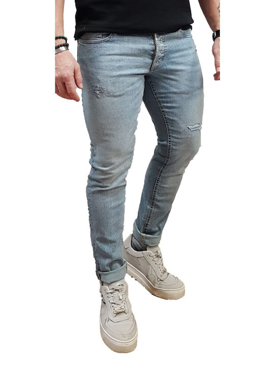 Jack & Jones Original Original Ανδρικό Παντελόνι Τζιν Ελαστικό Slim Fit Blue Denim