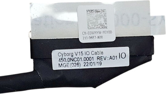 Καλωδιοταινία Οθόνης για Laptop Dell Vostro 15 5510, 5515, V15, V5510, V5515