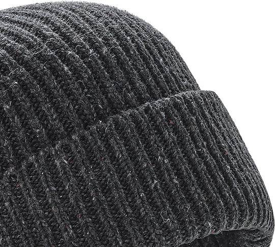 Rezebru Beanie Unisex Σκούφος Πλεκτός σε Γκρι χρώμα