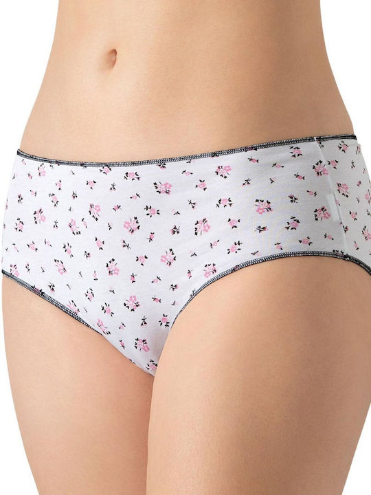 Midi Βαμβακερά Damen Slip 3Pack Colorful