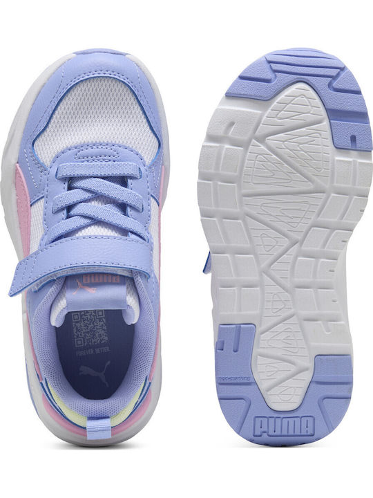 Trinity 2 Lt Kids Sports Shoes Running with Hoop & Loop Closure Purple