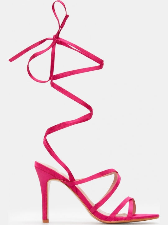 Fabric Sandals Fuchsia