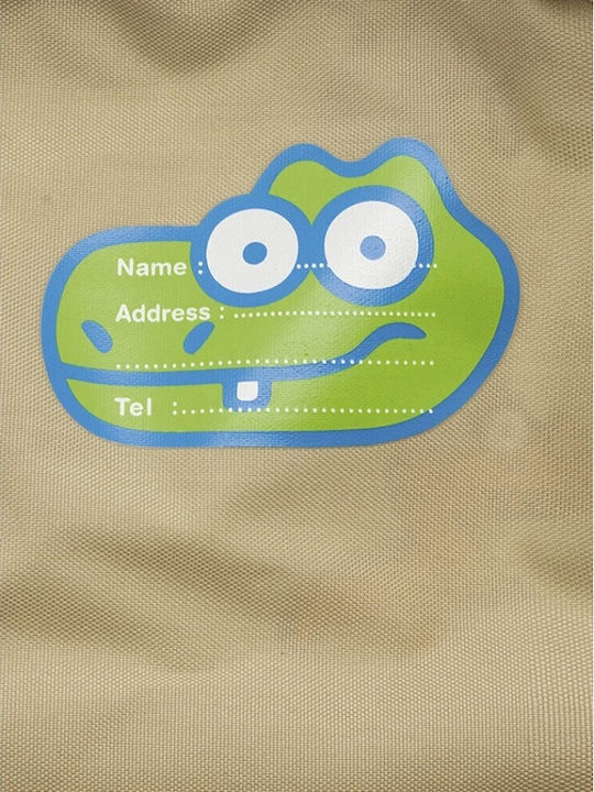 Laken Katuki Green with Insulated Area Dinos Schulranzen Rucksack Kindergarten Grün