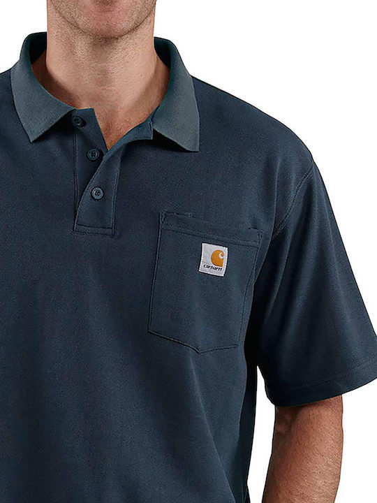 Polo Short Sleeve Blouse Navy