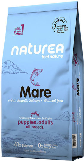 Naturea Naturals 12кг Суха Храна без Глутен за Възрастни Кучета с Сьомга