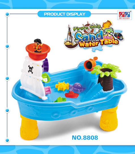 Set De Joacă Cu Apă Și Nisip Pentru Copii Matadi Mărime 28 X 60 X 38 Cm Include Set Complet Accesorii Specifice Navă Pirat