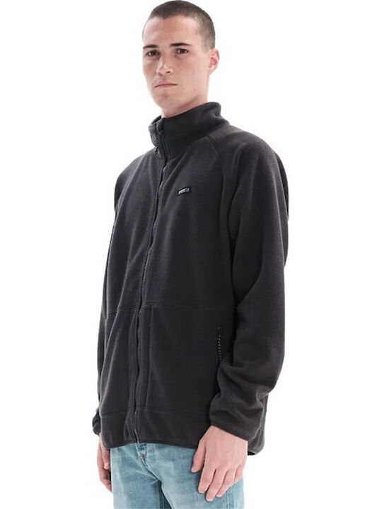 Ανδρική Ζακέτα Fleece Σκούρο Γκρι