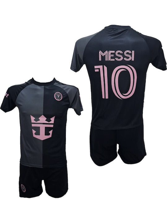 Παιδικό Σετ Ποδοσφαίρου Messi Inter Maiami Μαύρο Ροζ 2026-02