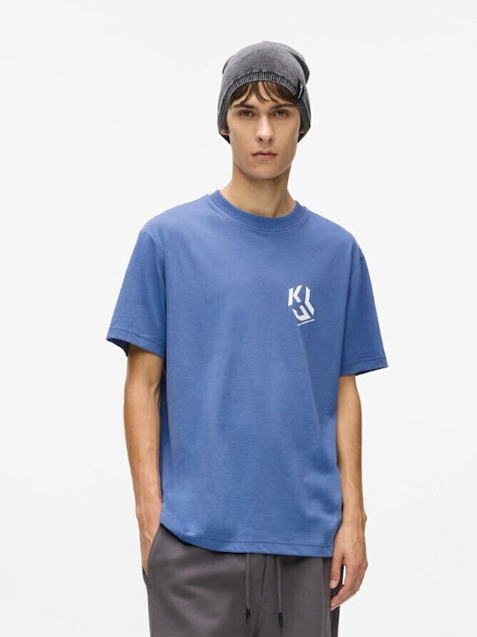T-shirt Λευκο- Μπλε