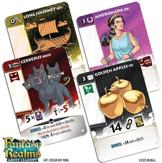 Επιτραπέζιο Παιχνίδι Fantasy Realms: Greek Legends για 2-6 Παίκτες 12+ Ετών (EN) WizKids