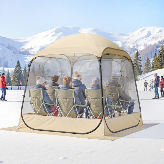 Vevor Winter Fishing Camping Tents Pop Up Transparent 183x183x195cm