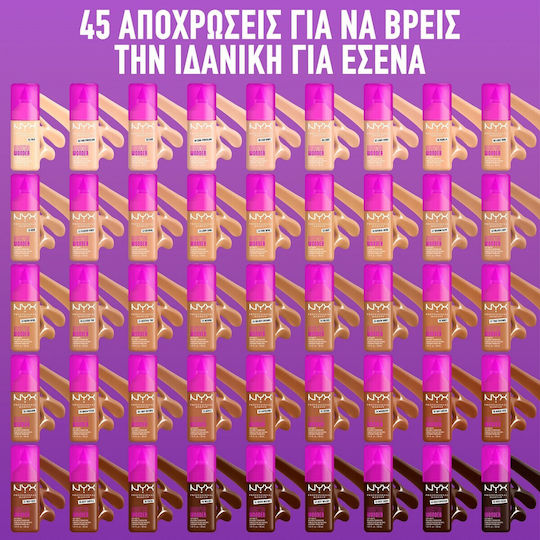 NYX Professional Makeup Make'Em Wonder Лилаво Фон дьо тен 13 Светъл Пясък 30мл