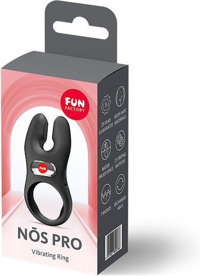 Fun Factory Vibration Ring Schwanz Silikon Schwarz
