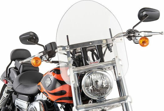 Slipstreamer Mini Police Hd-0-c Xlh 883 88-03 Kawasaki Vn 900 06-16 Harley Davidson Xl 1200 C 96-16 88-09 800 95-06 Transparent Motorcycle Windshield