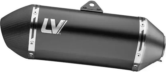 Leovince Крайна Тръба На Изпускателната Система Lv-14 Black Edition Три-Овална Конусна 15624b
