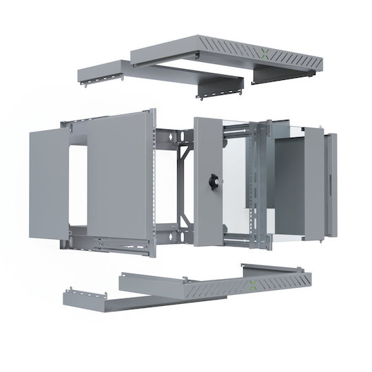 EFB Επιδαπέδια Καμπίνα Rack 19U Γκρι WGX-0906GR.G1