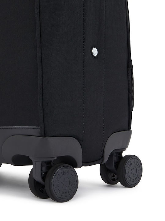 Kipling Medium Travel Suitcase Black Noir with 4 Wheels Height 60cm