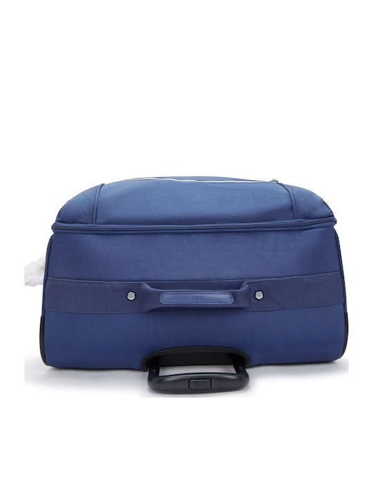 Kipling Valiză Mare De Călătorie Casual Albastră Combo Cu 4 Roți Înălțime 78 Cm