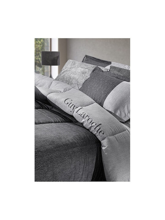 Guy Laroche Doppelbettdecke 220x240cm Safari Anthrazit 530 GSM