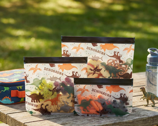 Excellent Houseware School Food Case Multicolour Dinosaurs