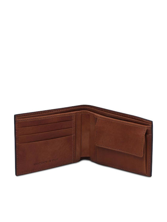 Leather Men's Wallet Classic Brown