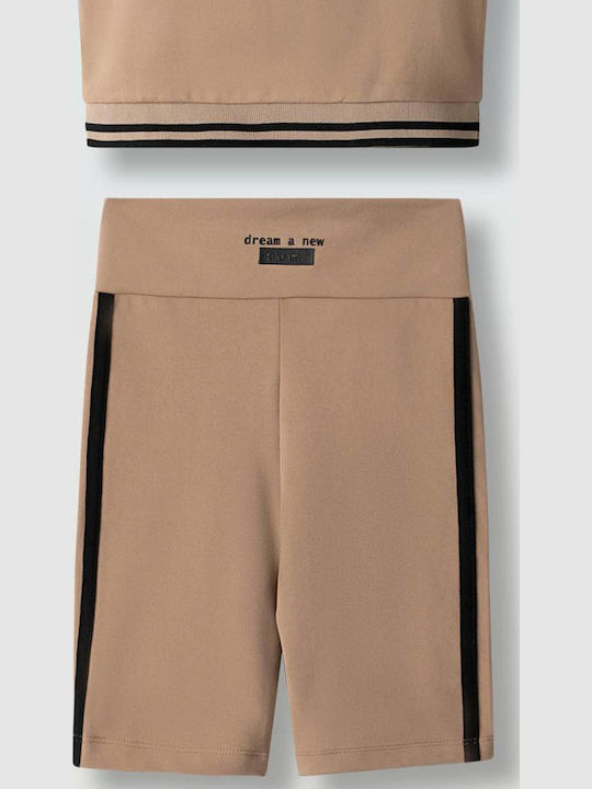 Kids' Set with Leggings Winter 2pcs Mocha
