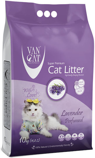 Van Cat Άμμος Γάτας Ψιλόκοκκη με Άρωμα Λεβάντα 5kg / 5.9lt