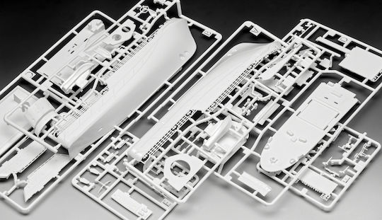 Revell Rescue Ship Herman Maruad Modeling Figure Ship 78 Pieces in Scale 1:200 581.2x581.2cm.