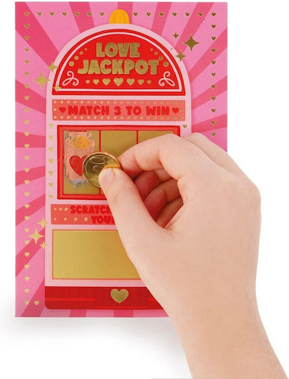Legami Card Scratch Off Love Jackpot Love Friendship