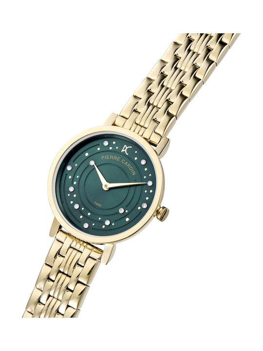 Pierre Cardin Women's Watch with Gold Metal Bracelet