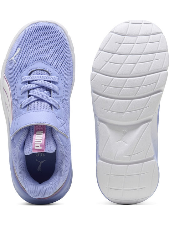 Ac+ Ps Kids Sports Shoes Running with Hoop & Loop Closure Purple
