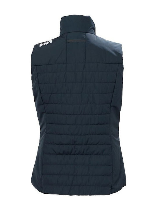 Insulator 2.0 Κοντό Γυναικείο Αμάνικο Puffer Μπουφάν για Χειμώνα Navy Μπλε