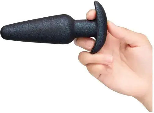 Hefty Weighted Anal Plug Silicone Weight 14 Cm