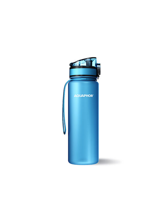 Aquaphor City Wasserflasche Kunststoff mit Filter 500ml Gray