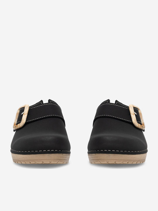 Mules mit Absatz in Beige Farbe