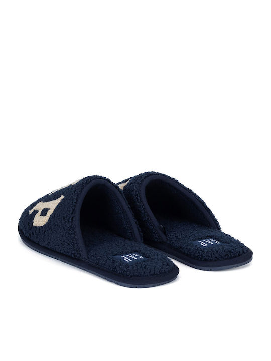 Winter Women's Slippers Navy Blue