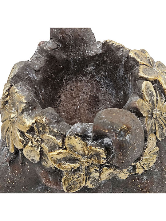 Artekko Animal Кафяво Каспо Глава На Кон Магнезий 36.5x21.5x34.5 См 36.5см X 21.5см X 34.5см