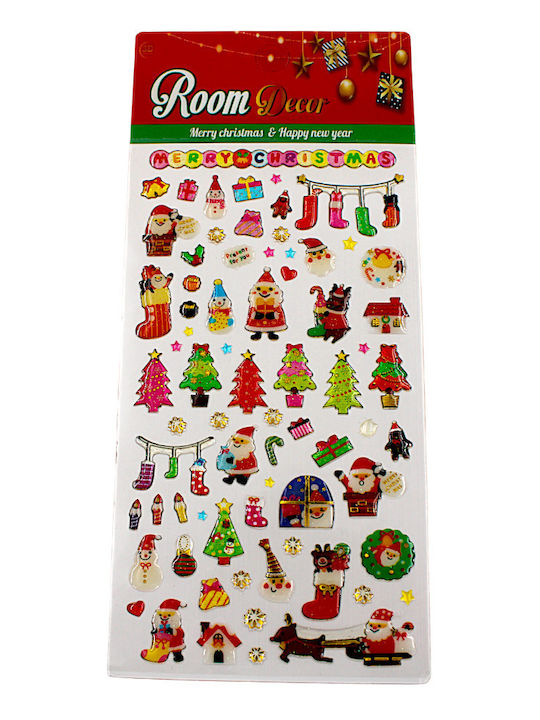 Weihnachtsaufkleber Dekorative 72Stücke 1epx3230