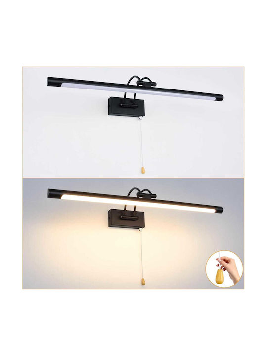 Φωτιστικό Μπάνιου LED Μαύρο 60x19x10εκ. Φωτιστικό Μπάνιου LED Μαύρο 60x19x10εκ.