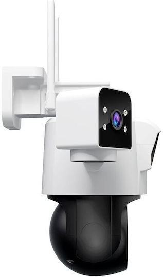 Sricam SH066 IP Quad Κάμερα Παρακολούθησης Wi-Fi 4K Αδιάβροχη με Αμφίδρομη Επικοινωνία και Φακό 4mm