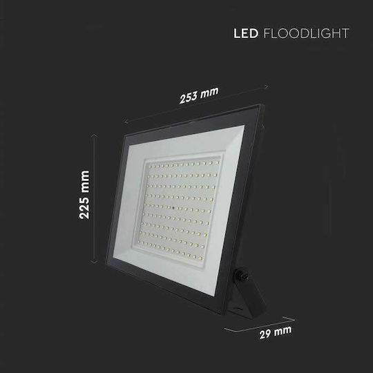 V-TAC Waterproof LED Floodlight 100W Cold White 6500K IP65