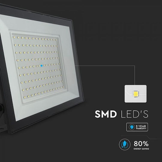 V-TAC Waterproof LED Floodlight 100W Cold White 6500K IP65